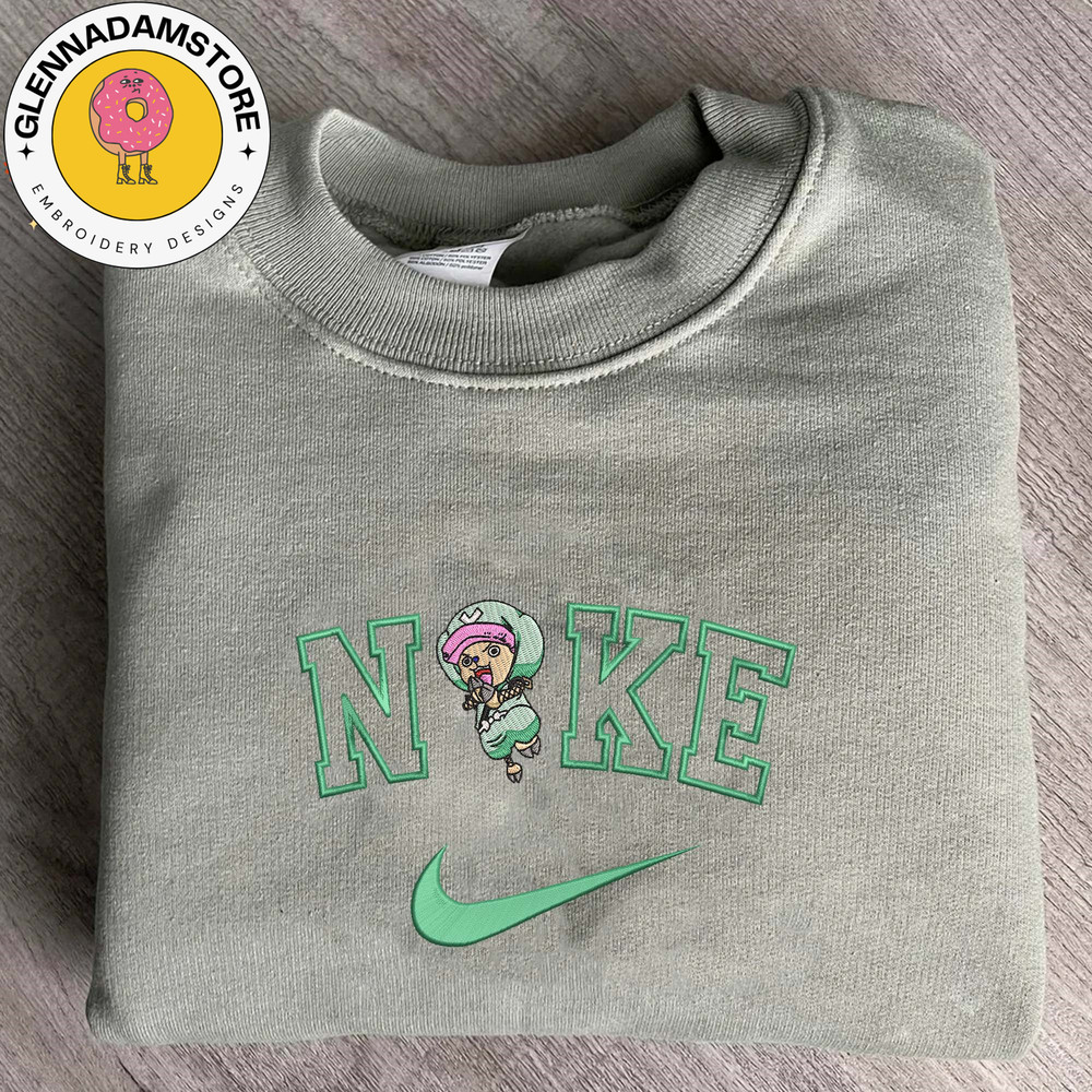 NIKE X Chopper Embroidered Sweatshirt, One Piece Anime Embroidered Sweatshirt, Anime Custom Embroidered Crewneck, Best-s.jpg
