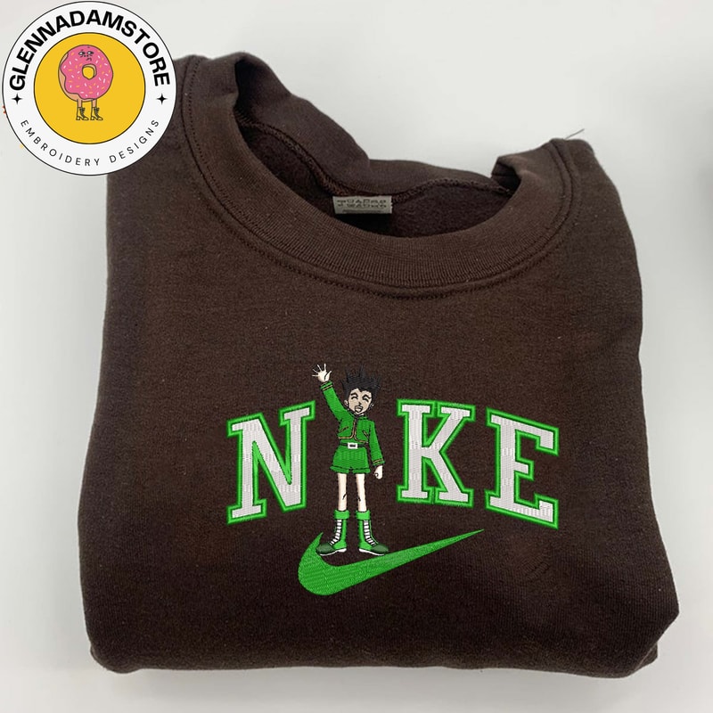 NIKE x Gon Embroidered Sweatshirt, Hunter x Hunter Anime Embroidered Sweatshirt, Anime Embroidered Crewneck, Embroidered.jpg