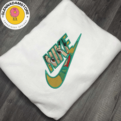 nike x gon embroidered sweatshirts, hunter x hunter anime embroidered sweatshirt, anime embroidered crewneck, anime gift