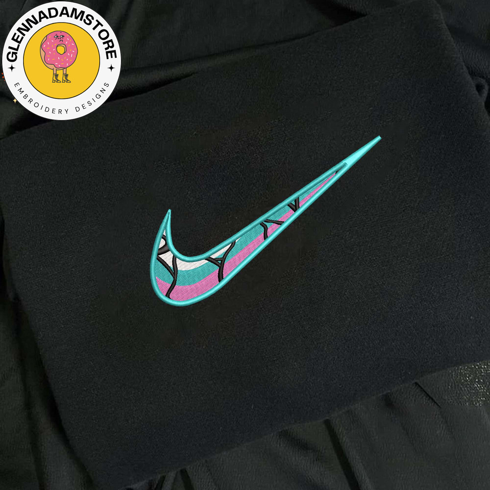 NIKE x Shinobu Embroidered Sweatshirt, Demon Slayer Anime Embroidered Sweatshirt, Custom Anime Embroidered Crewneck, Ani.jpg