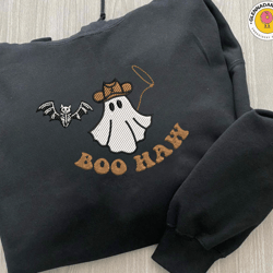 spooky halloween craft embroidery design, spooky vibes embroidery files, boo haw embroidery design, embroidery designs