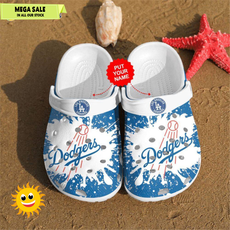 Baseball Official La Dodgers Colorful For Unisex Crocs Clog Shoes 365crocs 1jpg