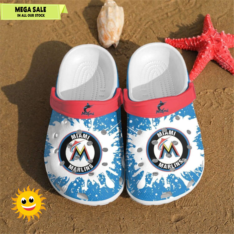 Miami Marlins Mlb Gift For Fan Crocs Clog Shoescrocband Clogs Comfy Footwear T  365crocs 1jpg