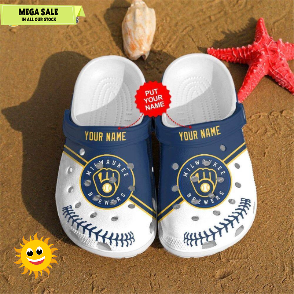 Milwaukee Brewers Personalized Colorful For Unisex Crocs Clog Shoes  365crocs 1jpg