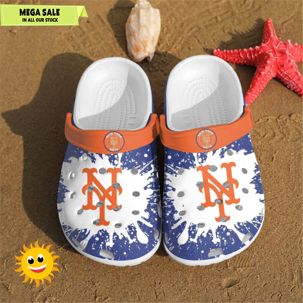 Mlb New York Mets Teams Gift For Fan Crocs Clog Shoescrocband Clogs Comfy Footw  365crocs 1jpg