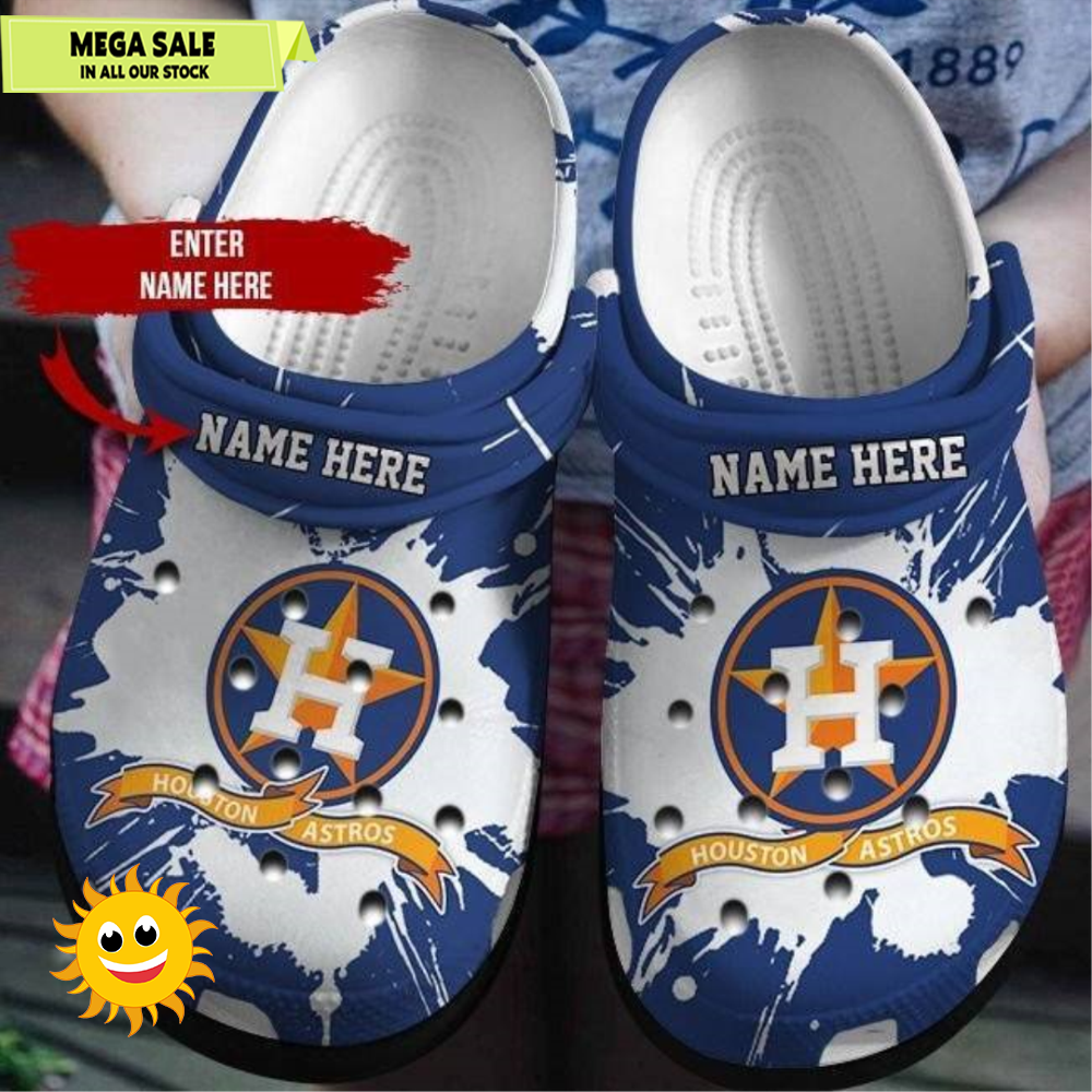 Personalized Houston Astros Crocbland Clog 50606Tp  365crocs 1jpg