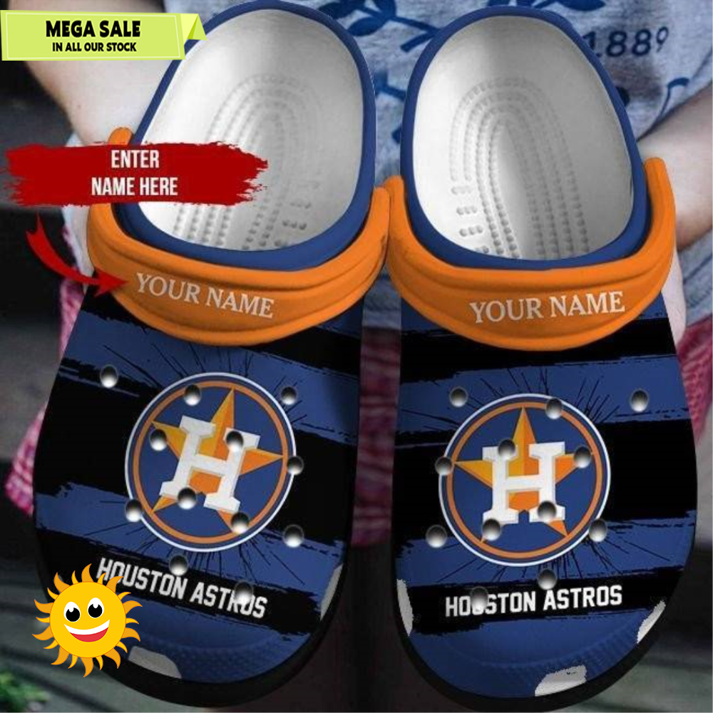Personalized Houston Astros Crocbland Clog 50615Tp  365crocs 1jpg