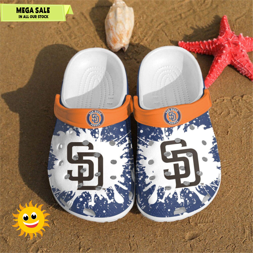 San Diego Padres Crocs Crocband Clog Shoes For Men Women 365crocs 1jpg
