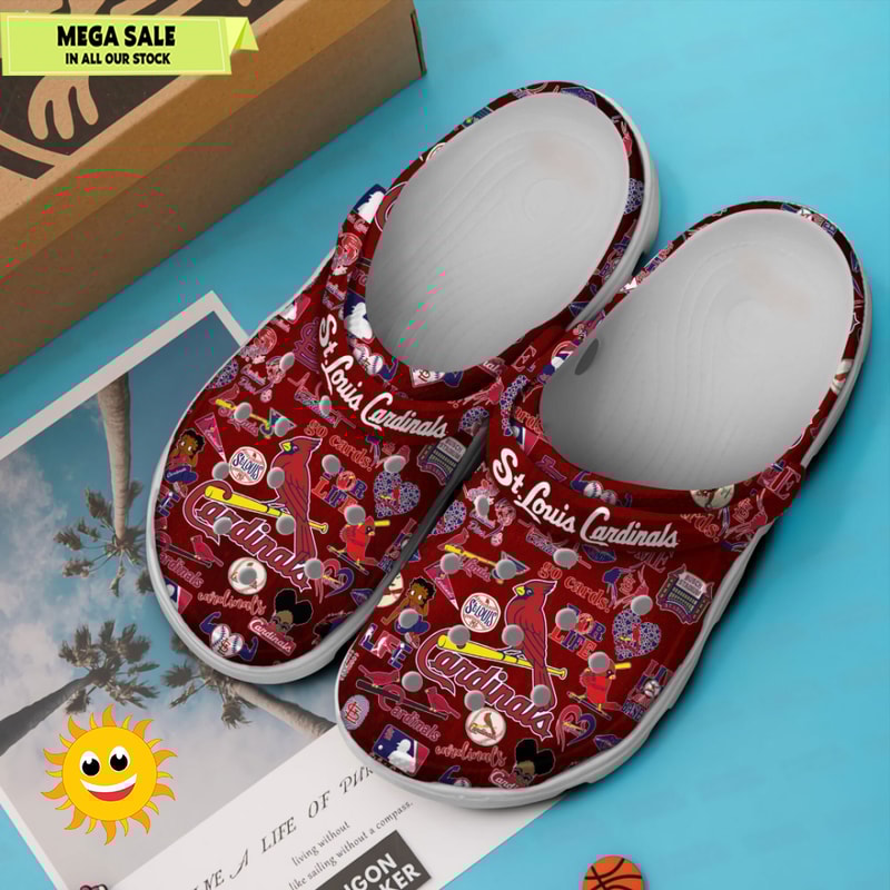 St Louis Cardinals MLB Passion Comfortable Crocs Clogs Shoes Series Collection 365crocs 3jpg