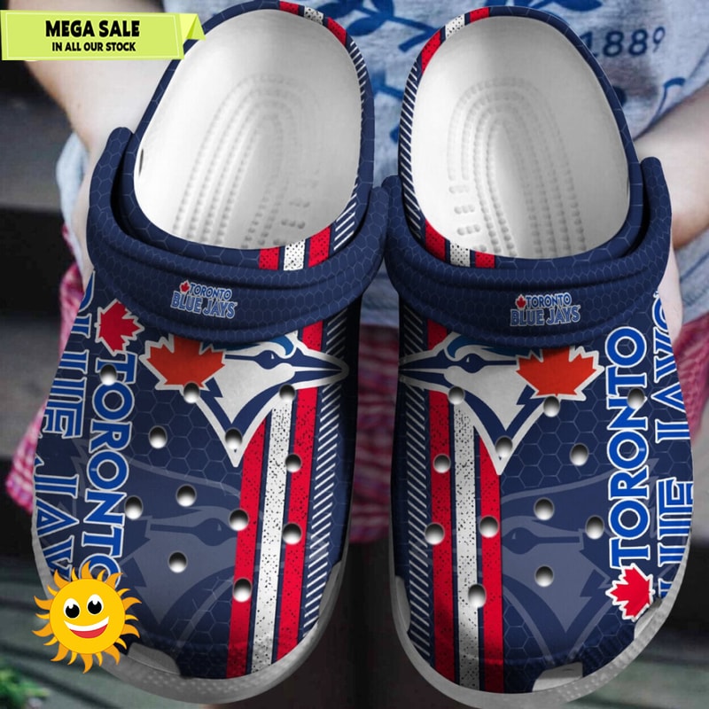 Toronto Blue Jays Navy Design Clogs Celebrate Baseball Elegance 365crocs 1jpg