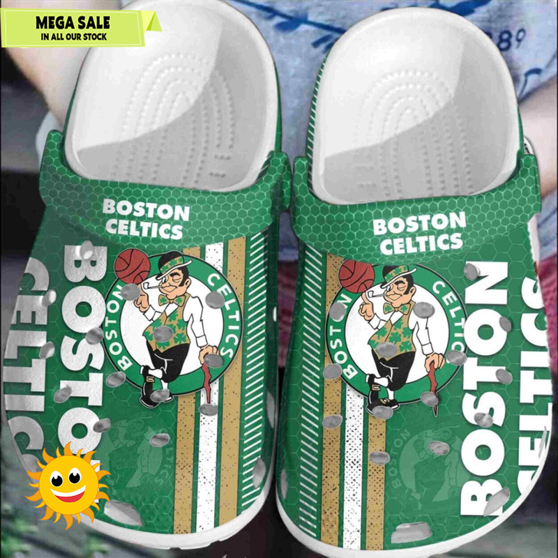 Boston Celtics Basketball Club Crocs Shoes Comfortable Clogs 365crocsjpg