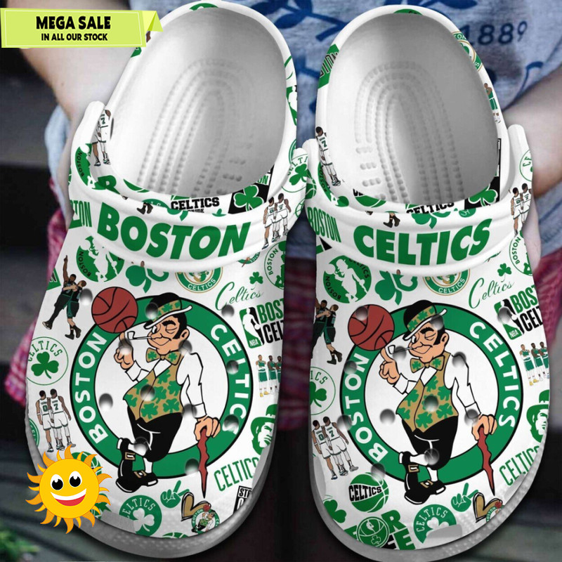 Boston Celtics NBA Fan Gear Comfortable Crocs Clogs Sports Enthusiast Wear 365crocsjpg
