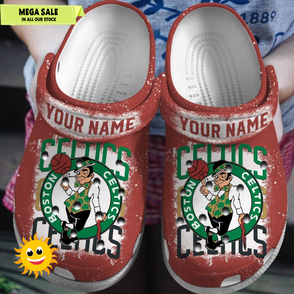 Boston Celtics NBA Premium Sport Comfortable Clogs Crocs Shoes Edition Three 365crocsjpg