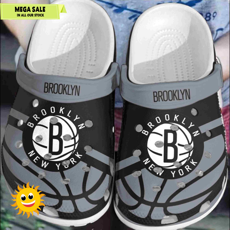 Brooklyn Nets Basketball Club Inspired Unique Comfortable Crocs Clogs Design 365crocsjpg
