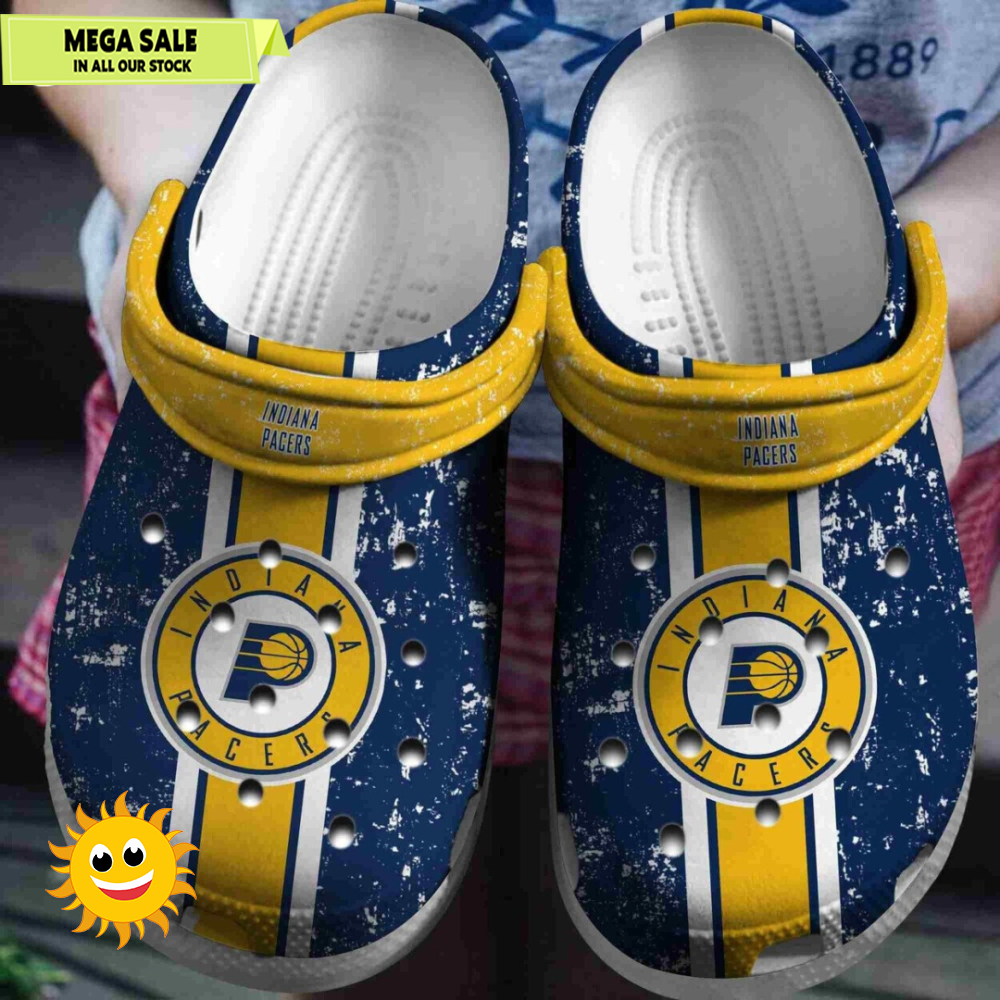 Indiana Pacers Basketball Comfort Footwear Design Crocs Clogs Series 365crocsjpg