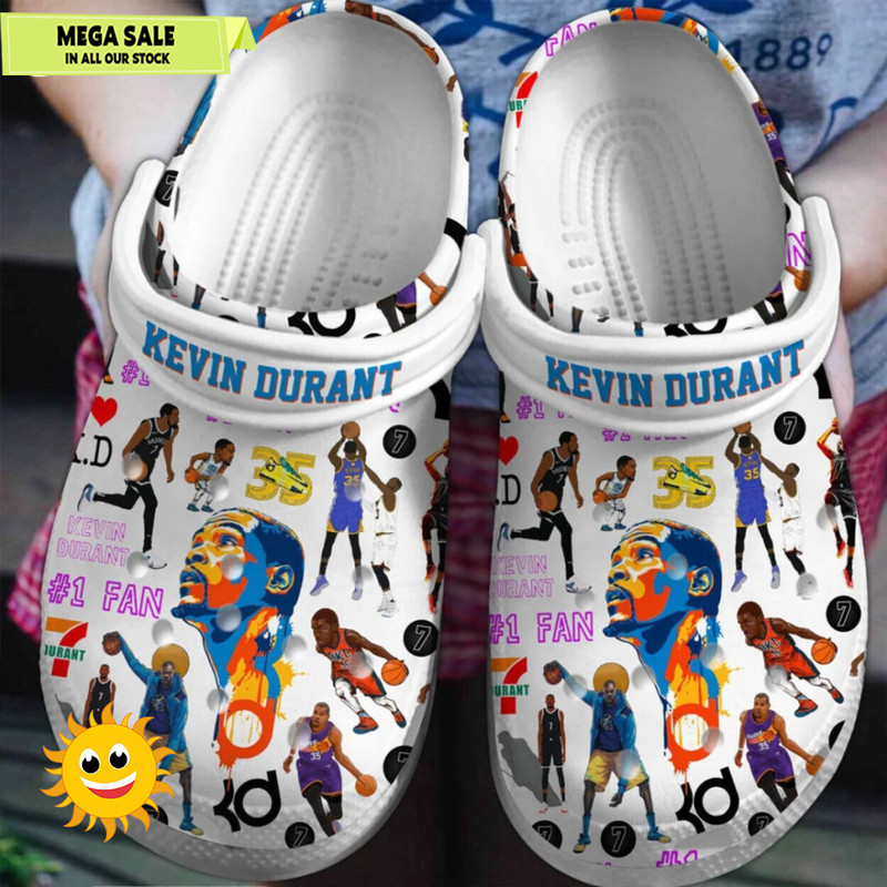 Kevin Durant NBA Sport Crocs Clogs Shoes Comfortable 365crocsjpg