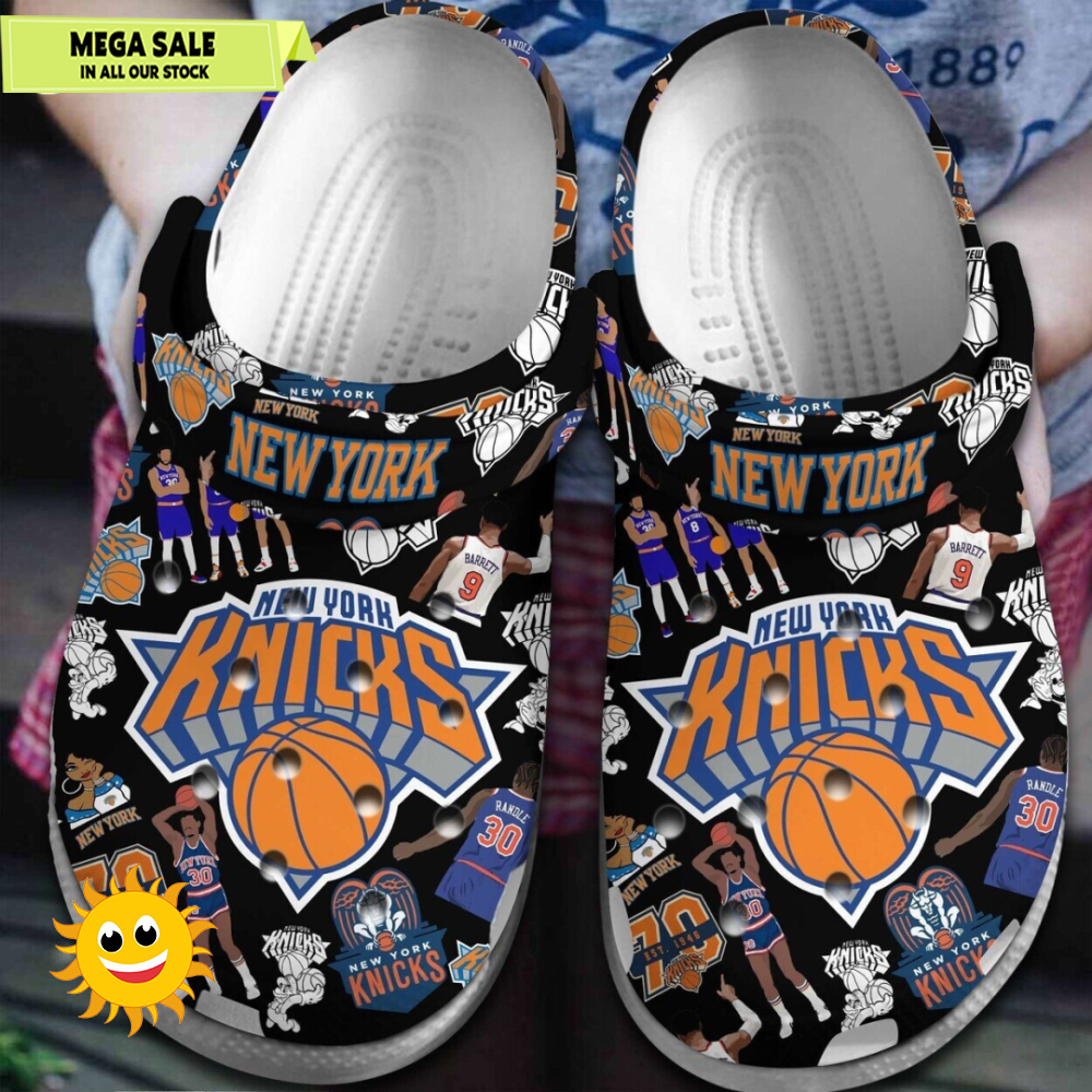 New York Knicks NBA Basketball Comfortable Clogs Footwear Unique Design  365crocsjpg