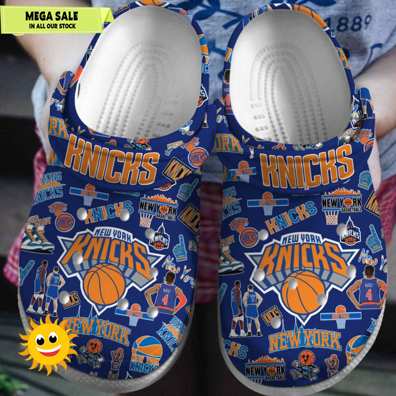 New York Knicks NBA Sport Crocs Clogs Shoes Comfortable  365crocsjpg