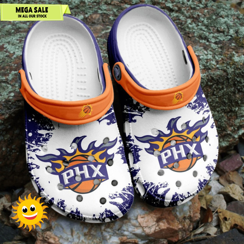 Phoenix Suns Basketball Club Enthusiast Comfortable Sporty Clog Footwear  365crocsjpg