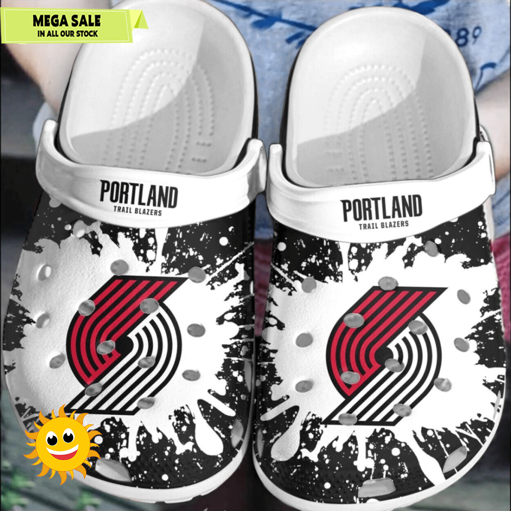 Portland Trail Blazers Basketball Club Comfortable Clogs Shoes 365crocsjpg