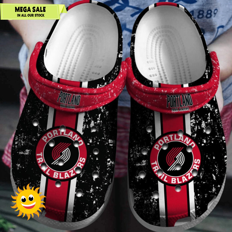 Portland Trail Blazers Basketball Club Comfortable Shoes Clogs 365crocs 1jpg