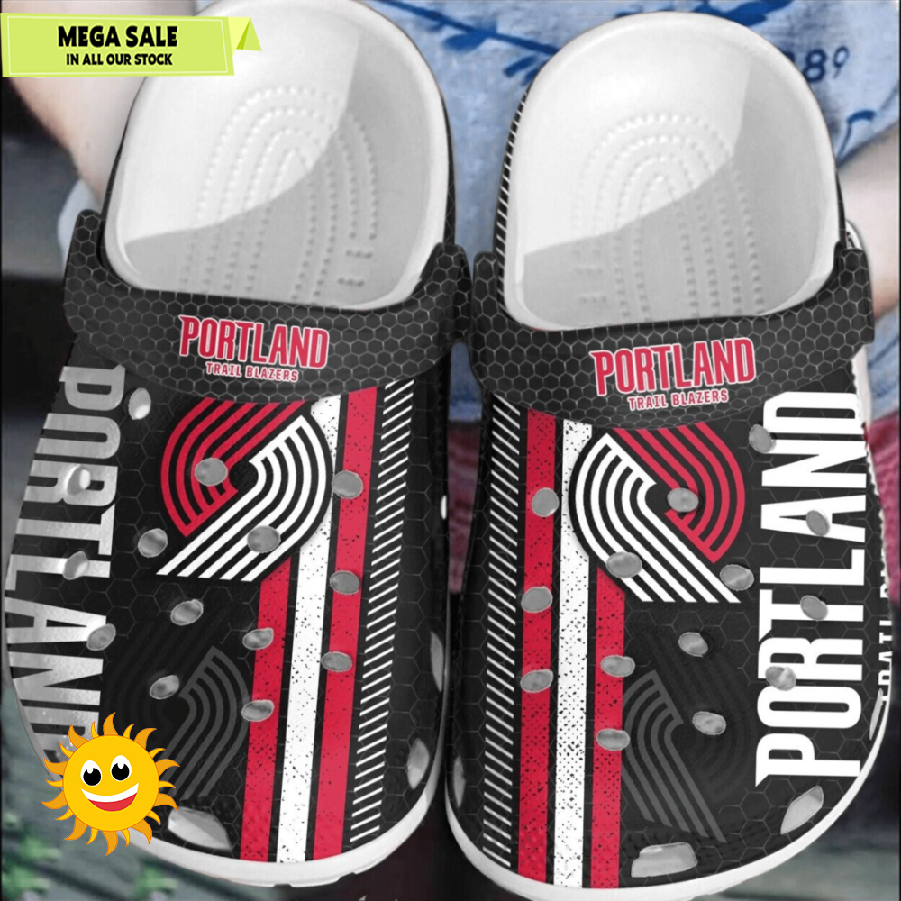 Portland Trail Blazers Basketball Club Comfortable Shoes Clogs 365crocsjpg