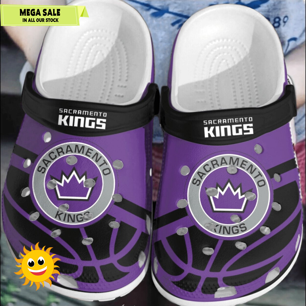 Sacramento Kings Basketball Shoes Comfortable Crocs Clogs 365crocsjpg