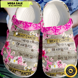 bc fight the diseaseband clog comfortable for mens womens mothers day gift crocs clog shoes