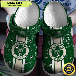 milwaukee bucks basketball club clogs crocband shoes comfortable for men women