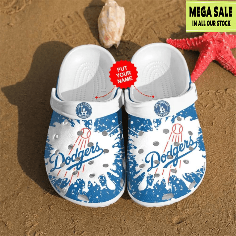Baseball Crocs La Dodgers Clog Shoes Crocs Classic Custom Crocs 0