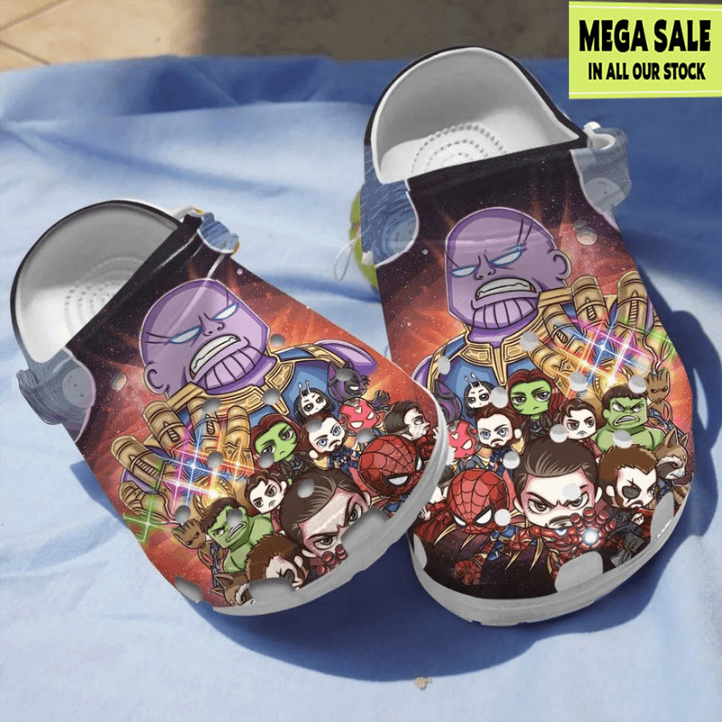 Avenger Endgame Chibi Crocs Classic Custom Crocs 0