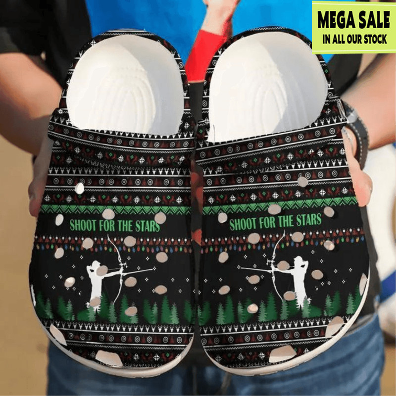 Archery Shoot For The Stars Crocs Crocband Clog Custom Crocs 0