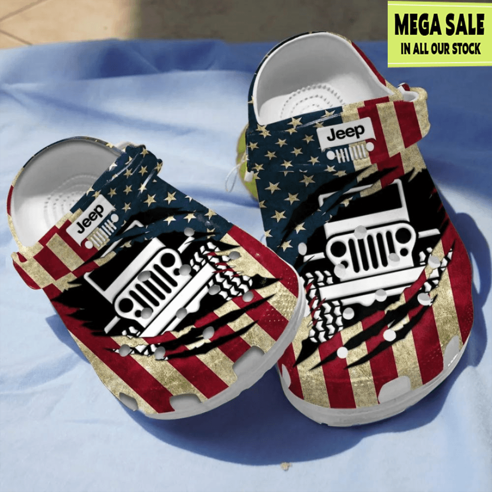 American Jeep Crocs Clog For Mens Womens Custom Crocs 0