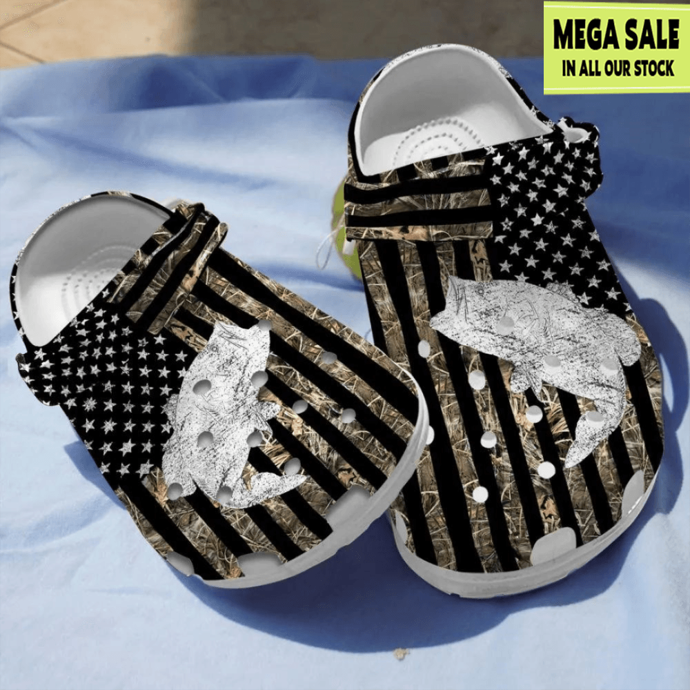 American Bass Fishing Crocs Classic Custom Crocs 0