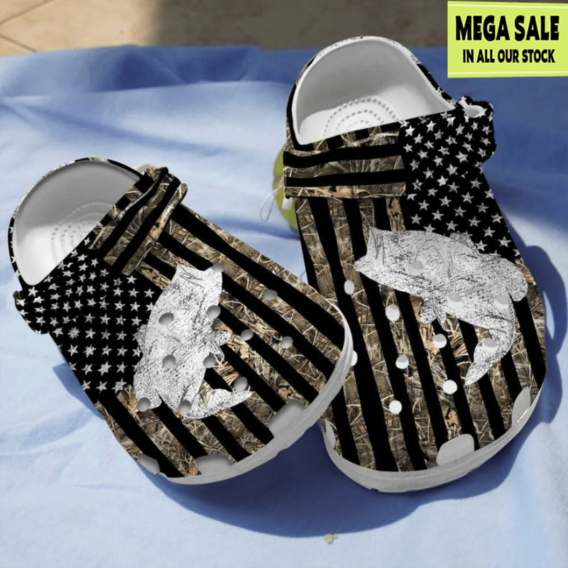 American Bass Fishing Crocs Classic Custom Crocs 0