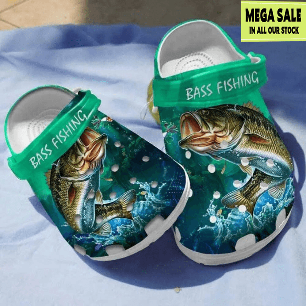Amazing Bass Fishing Clogs Crocs Shoes Custom Crocs 0