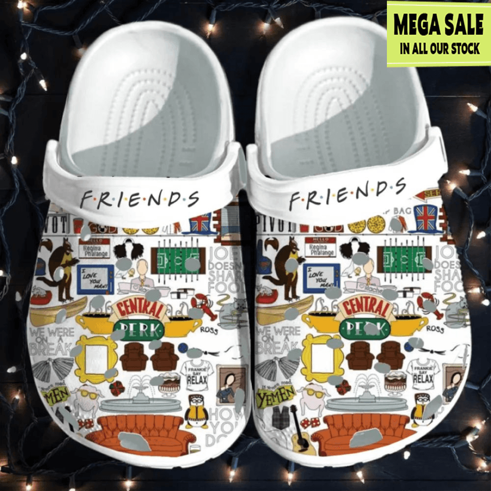 Amazing Friends Tv Series Central Perk Clog Shoes Crocs For Mens And Womens Custom Crocs 0