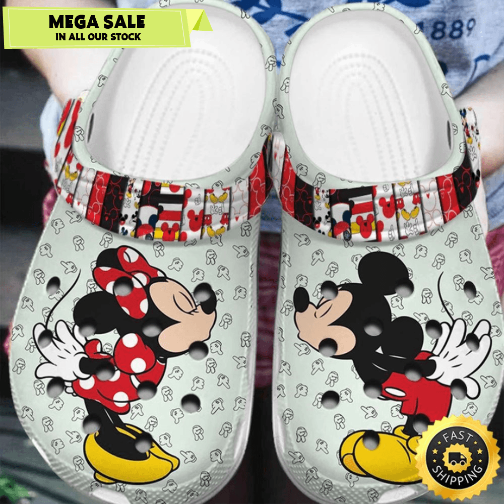 Mickey And Minnie Mouse Crocband Clogs 0