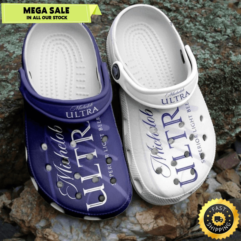 Michelob Ultra Beer Adults Crocs Clogs Shoes Crocband Comfortable For Men Women 0