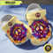 Mandala Peace Flower Clogs Shoes Gifts For Birthday Christmas Thanksgiving 0