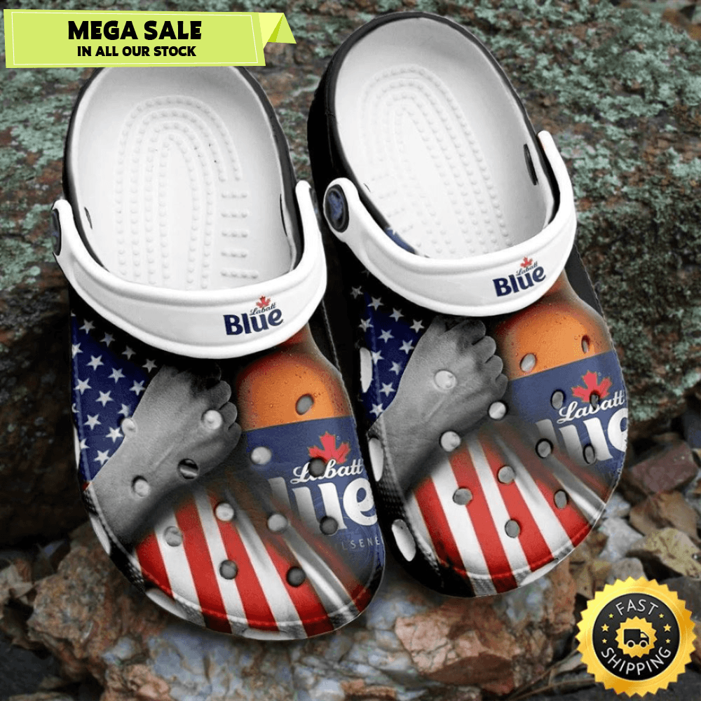 Labatt Blue Beer Crocs Comfortable Crocband Clogs Shoes For Men Women 0