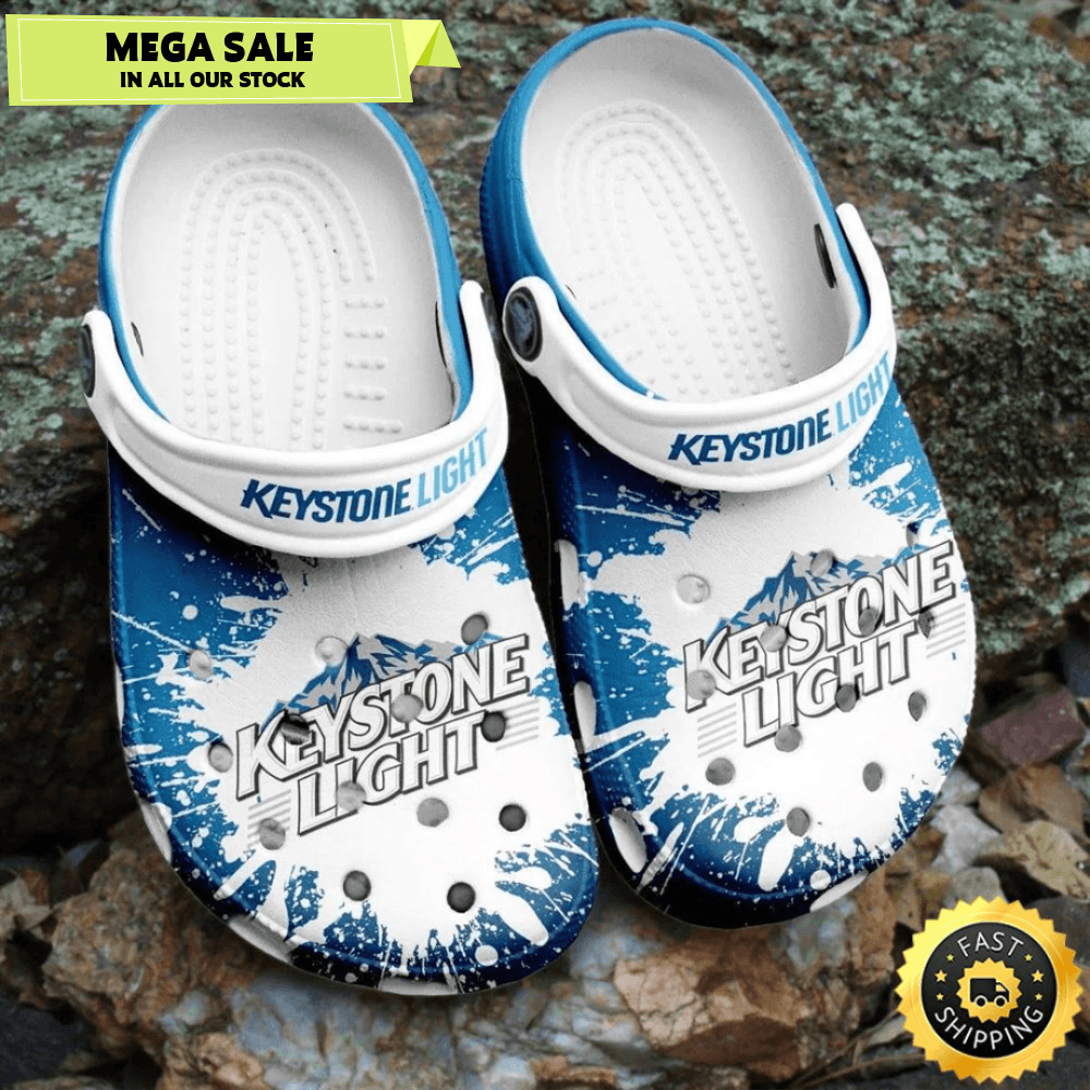 Keystone Light Beer Crocs Comfortable Shoes Clogs Crocband For Men Women 0