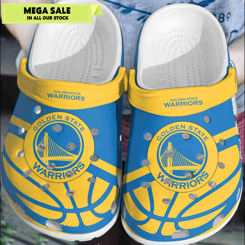 Golden State Warriors Basketball Club Crocband Comfortable Crocs Shoes Clogs For Men Women 0
