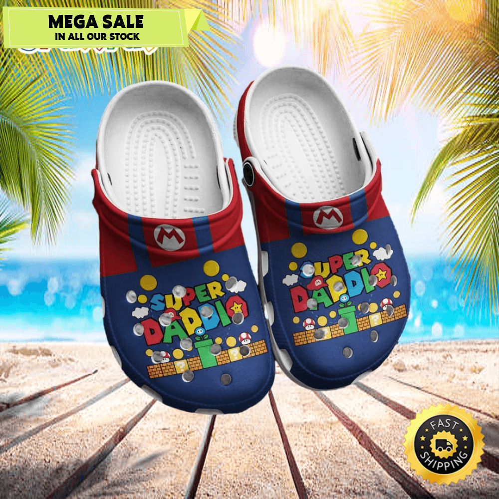 Daddio Super Mario Crocs Shoes 0
