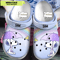 Custom Name Snoopy Rainbow Crocband Crocs 0