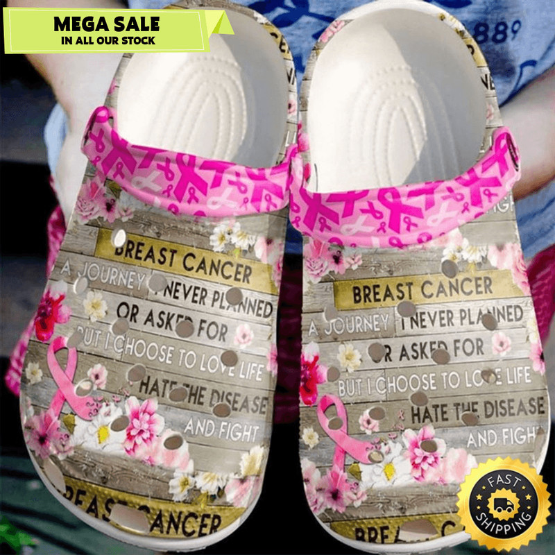 Bc Fight The Diseaseband Clog Comfortable For Mens Womens Mothers Day Gift Crocs Clog Shoes 0
