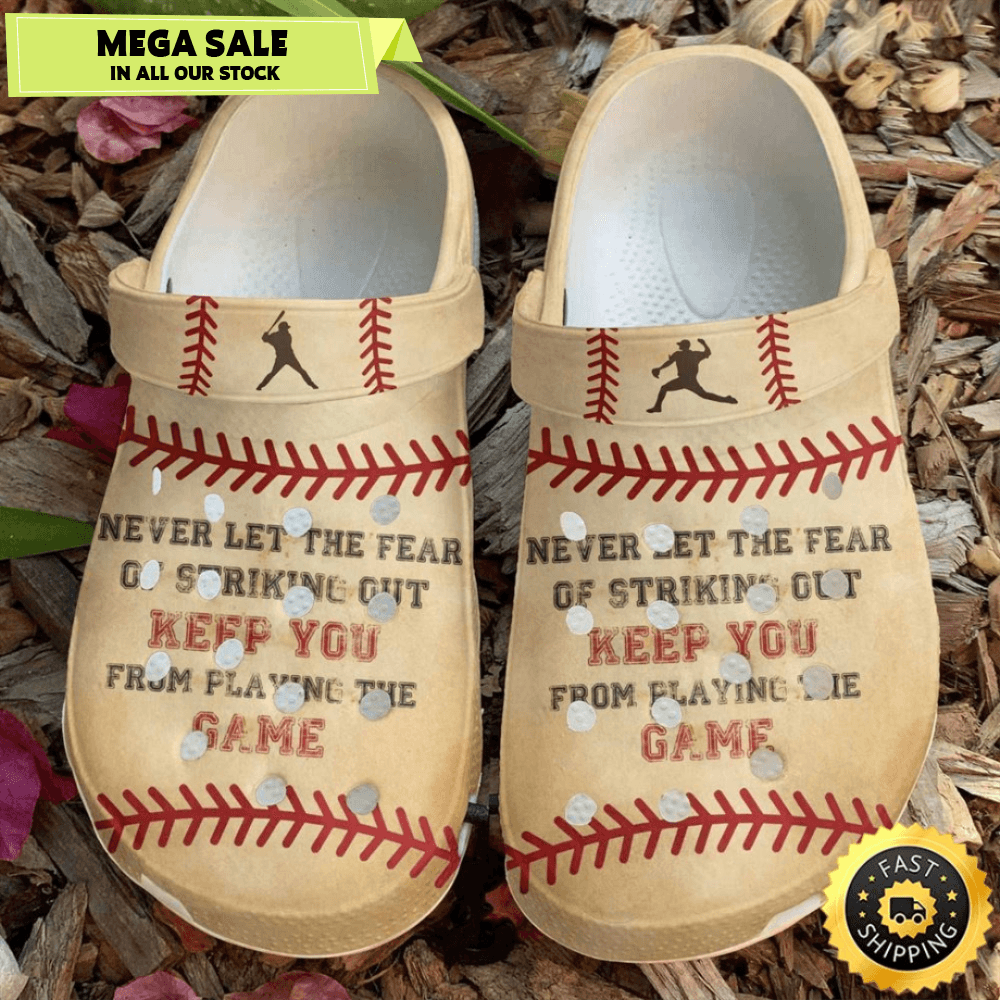 Baseball Motivation Crocs Shoes Clogs Gift For Son Fathers Day 0