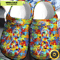 Autism Awareness Crocs Autism Ribbon Crocband Clog Shoes 0