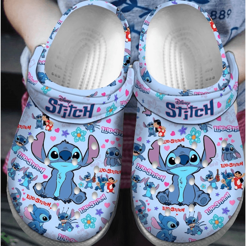 Personalized Lilo Stitch Crocband Clogs Shoes Clogs Shoes For Men Women And Kid Funny Clogs Crocs C