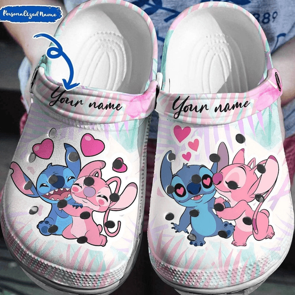 Personalized Lilo Stitch Crocband Clogs Shoes Clogs Shoes For Men Women And Kid Funny Clogs Crocs C